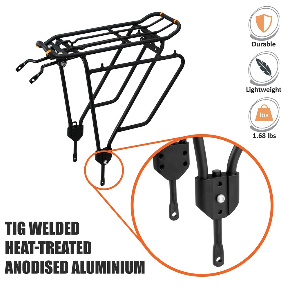 Cargo Rack Touring Carrier Plus+ FrameMounted Height Adjustable 26in29in