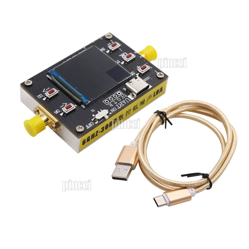 20MHz-6GHz Programmable Gain Amplifier 31.75DB Dynamic Range w/ Aluminum Shell