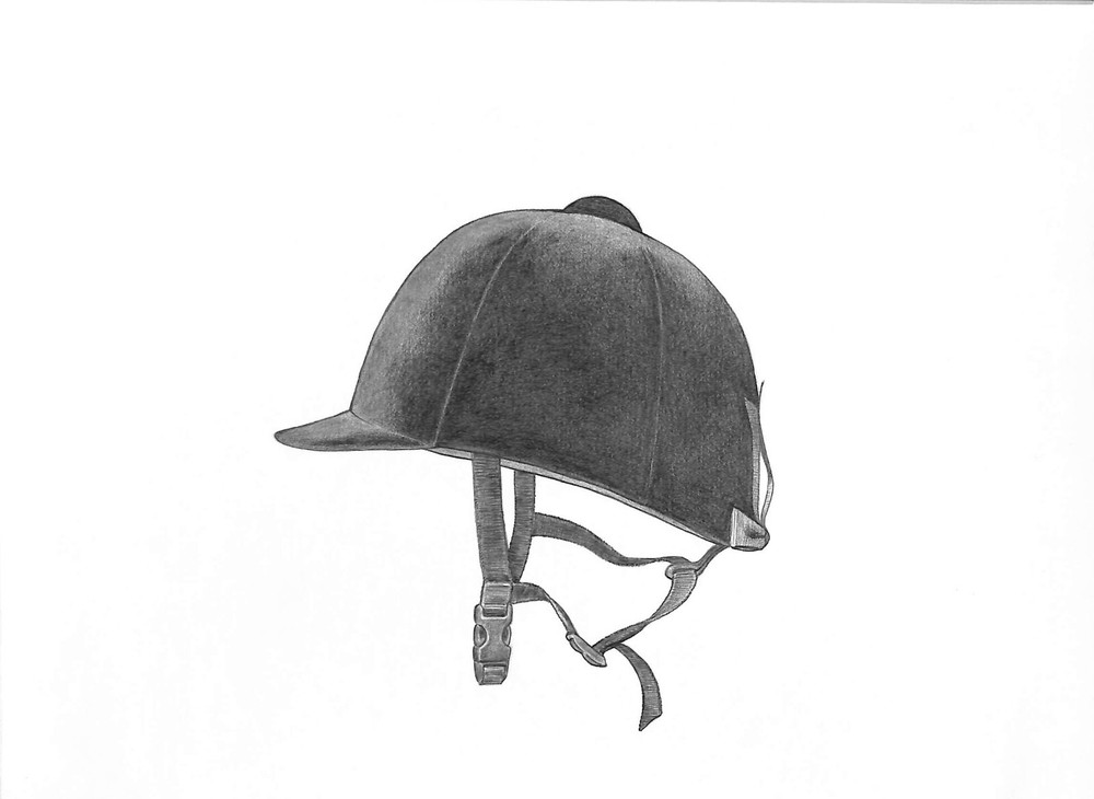 Hunt Cap 1998 Graphite Drawing