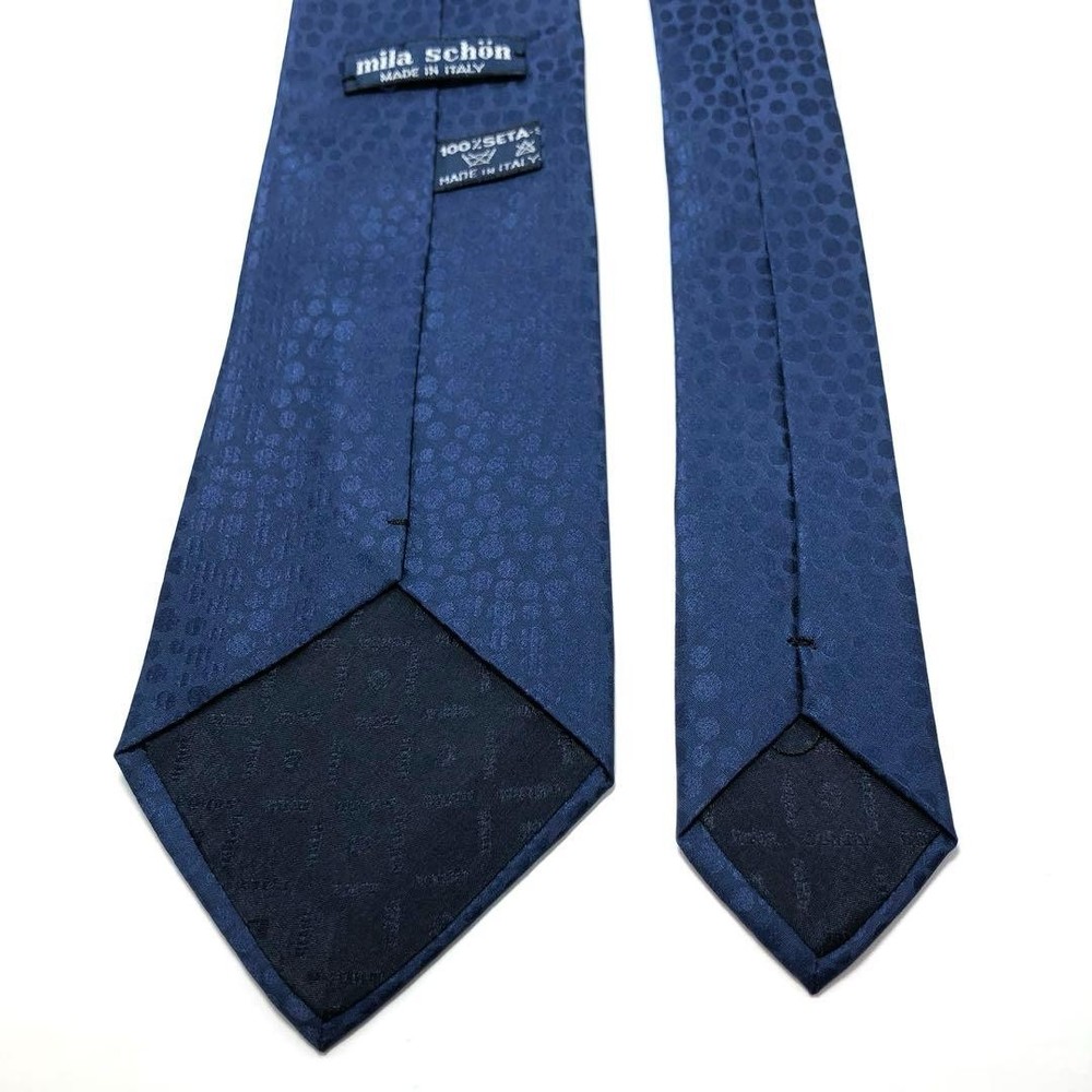 mila schon all pattern tie navy
