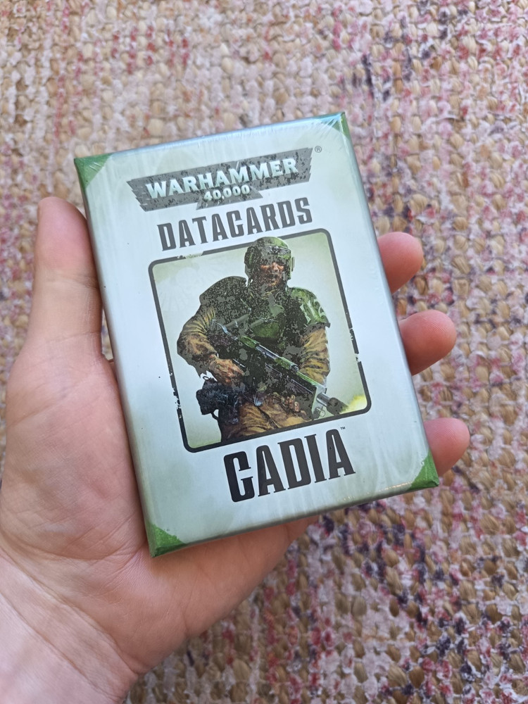 Warhammer 40K Cadia Datacards Pack Sealed 2015