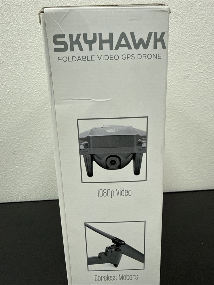 Skyhawk Foldable Video GPS Drone With Guard Rails DRONES