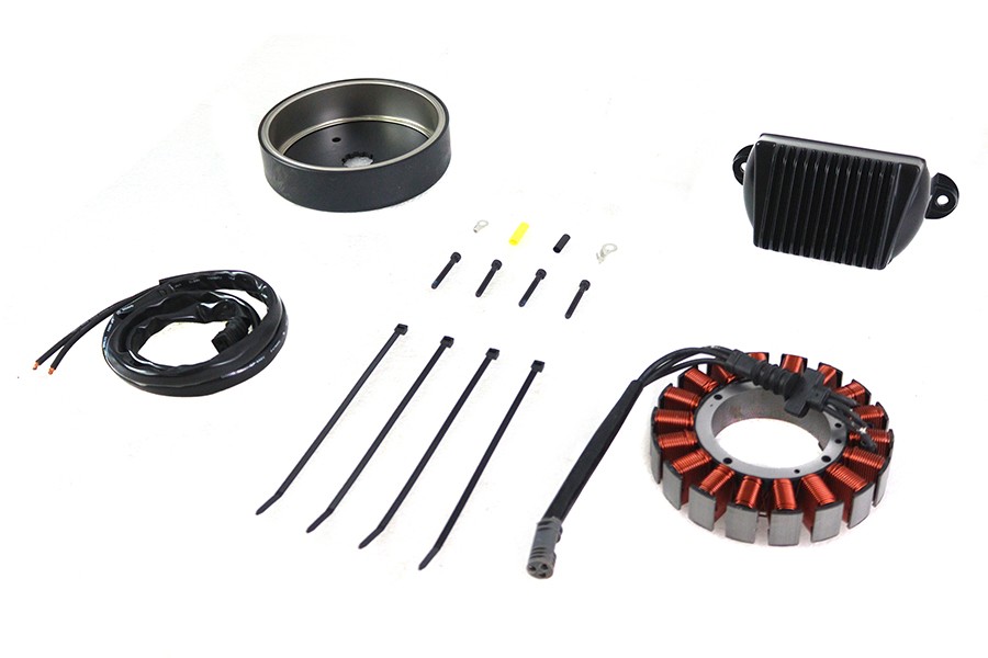 Alternator Charging System Kit 50 Amp fits Harley Davidson