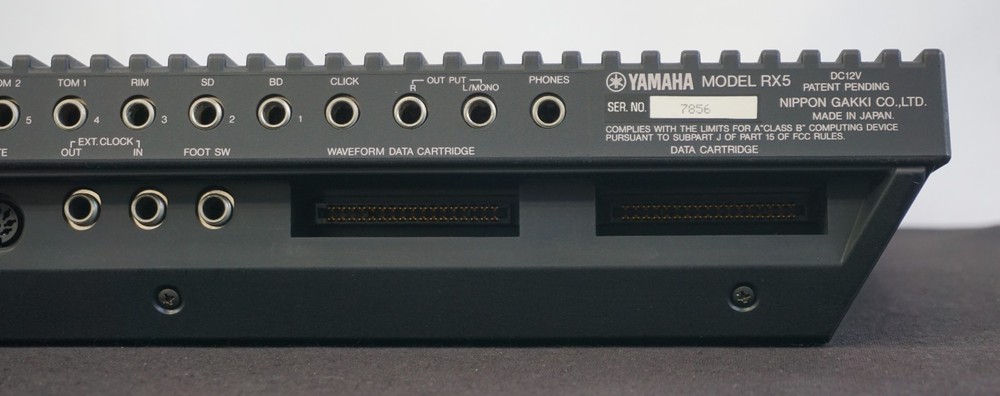 Yamaha RX5 80's Digital Rhythm Programmer - Drum Machine Sequencer W/ Road Case