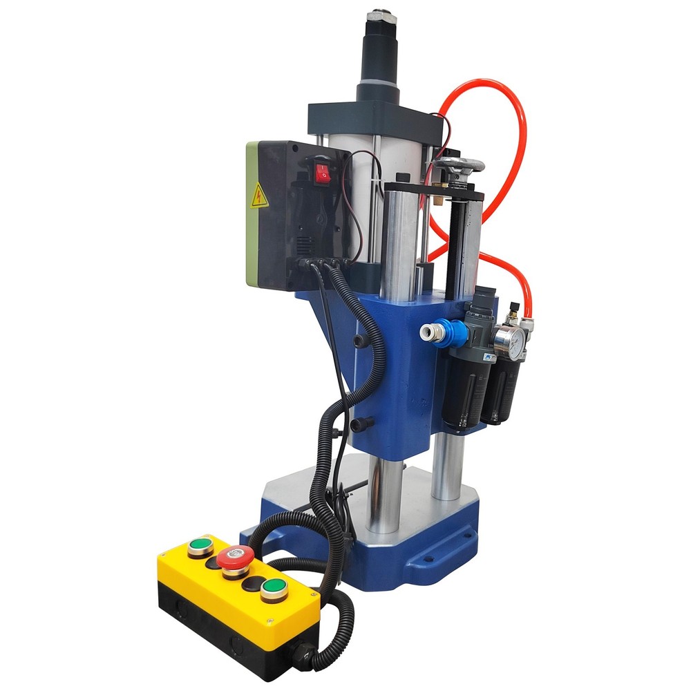 1763lb Pneumatic Punch Press Machine with Controller Dual Column Compressed Air