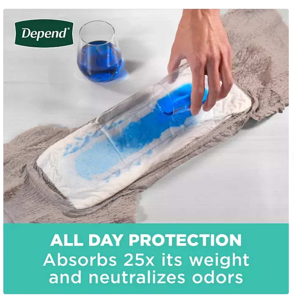 Depend Protection Plus Ultimate Underwear for Men LARGE 84 Count