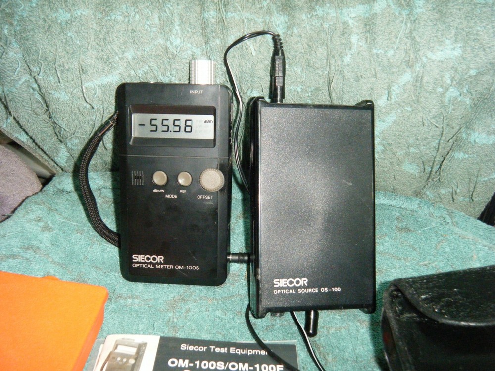 •	Siecor OS-100 and OM-100S