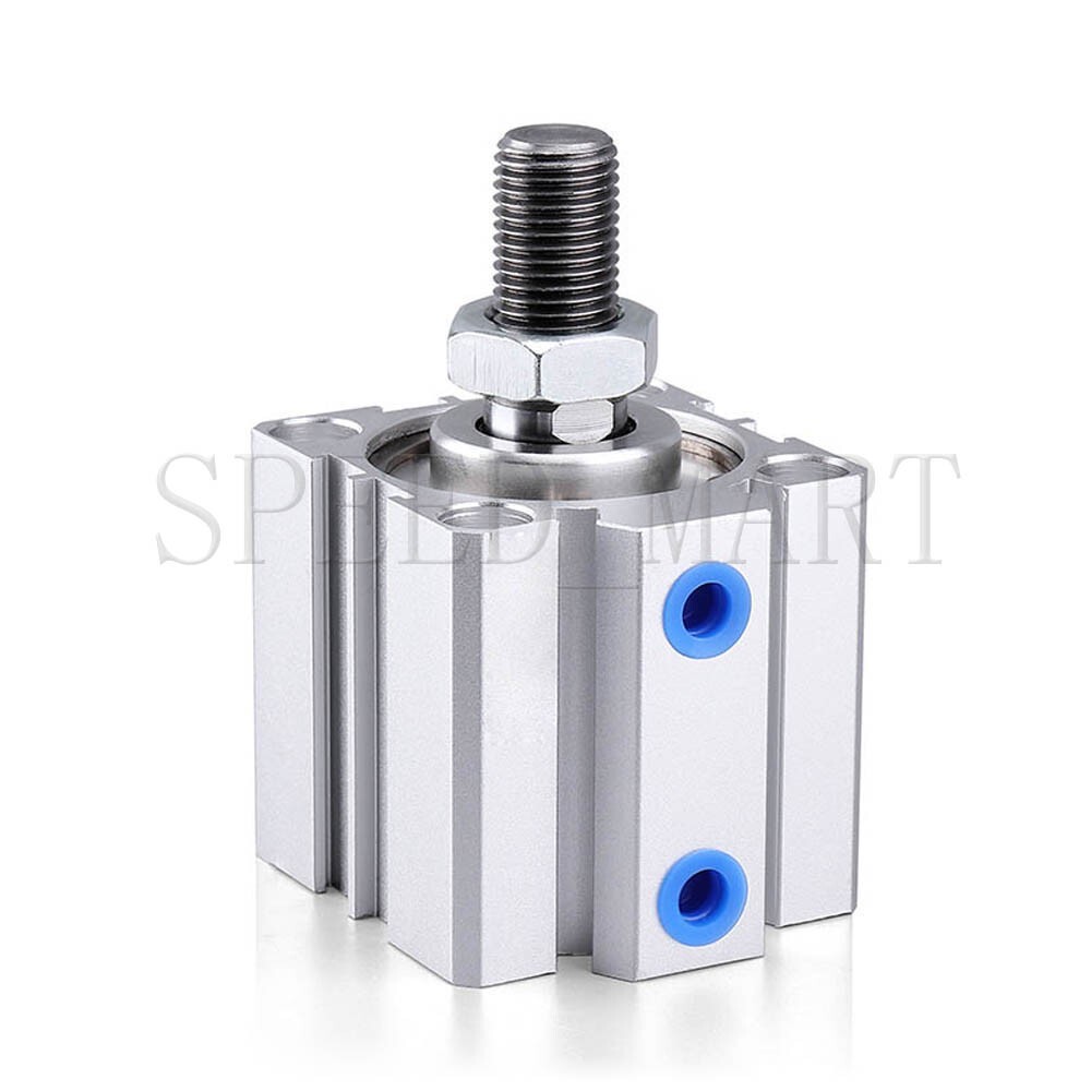 SDA80X20-B Thin Small Pneumatic Air Cylinder 20mm Stroke Rod Acting Push Pull