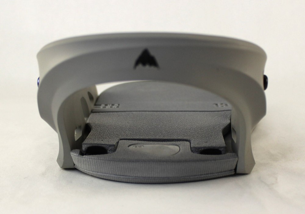 Burton Lexa X Left Snowboard Binding Base Plate Medium New Reflex Grey