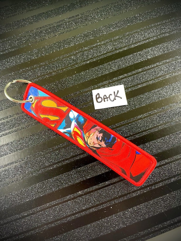 1 Piece Double Sided 5 Inch Superman Keychain