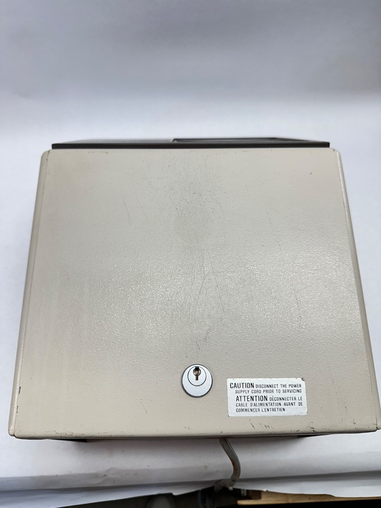 MJR-7000 8000 Computerized Stand Alone Employee Time Clock + Key Used Timecoder