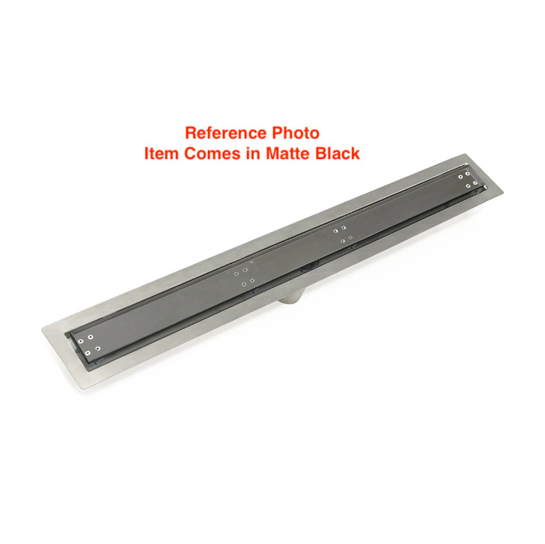 Infinity Drain 24" FFTIF 65 Linear Drain Kit with Tile - FFTIF6524BK