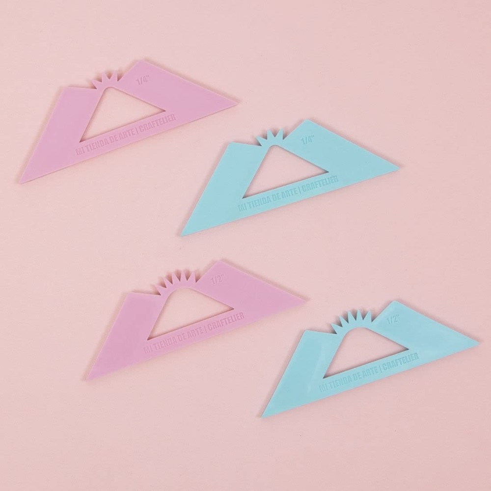 - Set of 2 Squares for Rounded Corners Binding | Perfect Tool for Binding Pla...