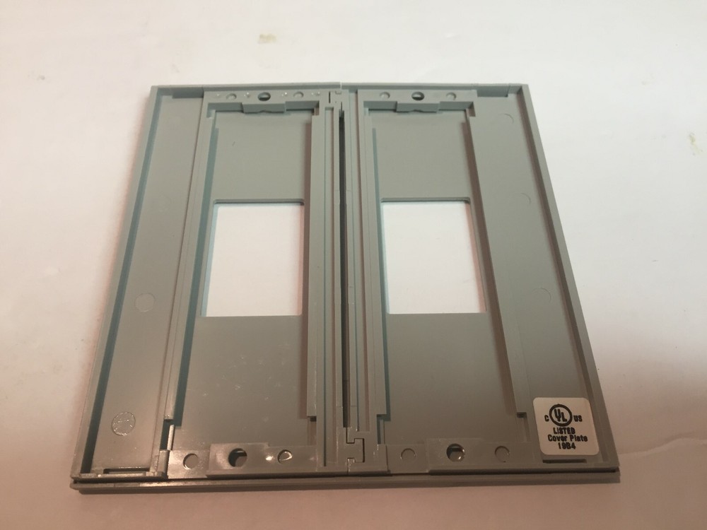 Lutron VWP-2-GR, 2-Gang Wallplate, Gray