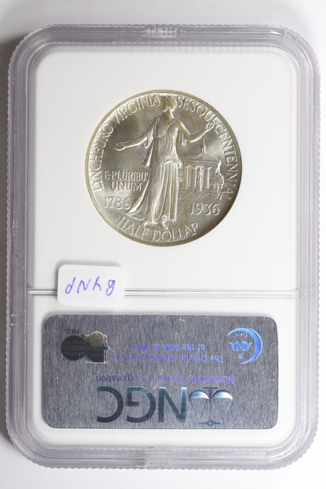 1936 Lynchburg Classic Commemorative Half Dollar NGC MS65