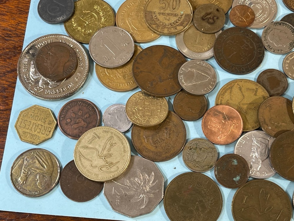 Assorted World Foreign Coins lot Better Coins High Value 072425