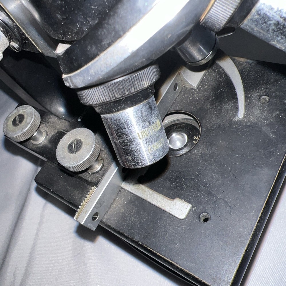 Vintage Unitron Magnifications Scientific Instrument Stereo Microscope Used