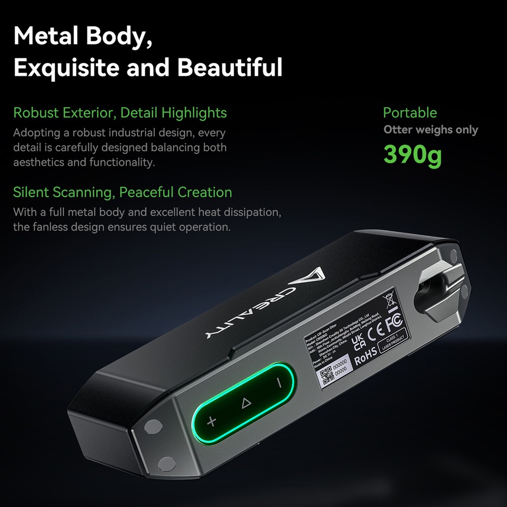 Creality CR-Scan Otter 3D Scanner 24-Bit Full-Color for iOS Android Windows W5L2