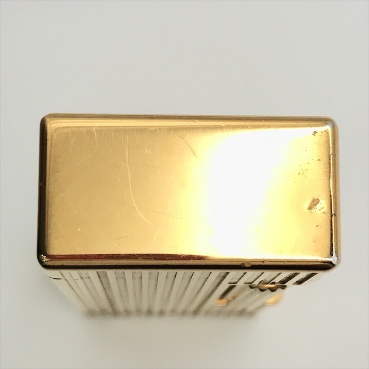 Overhauled Dunhill Gas Lighter Gold with box