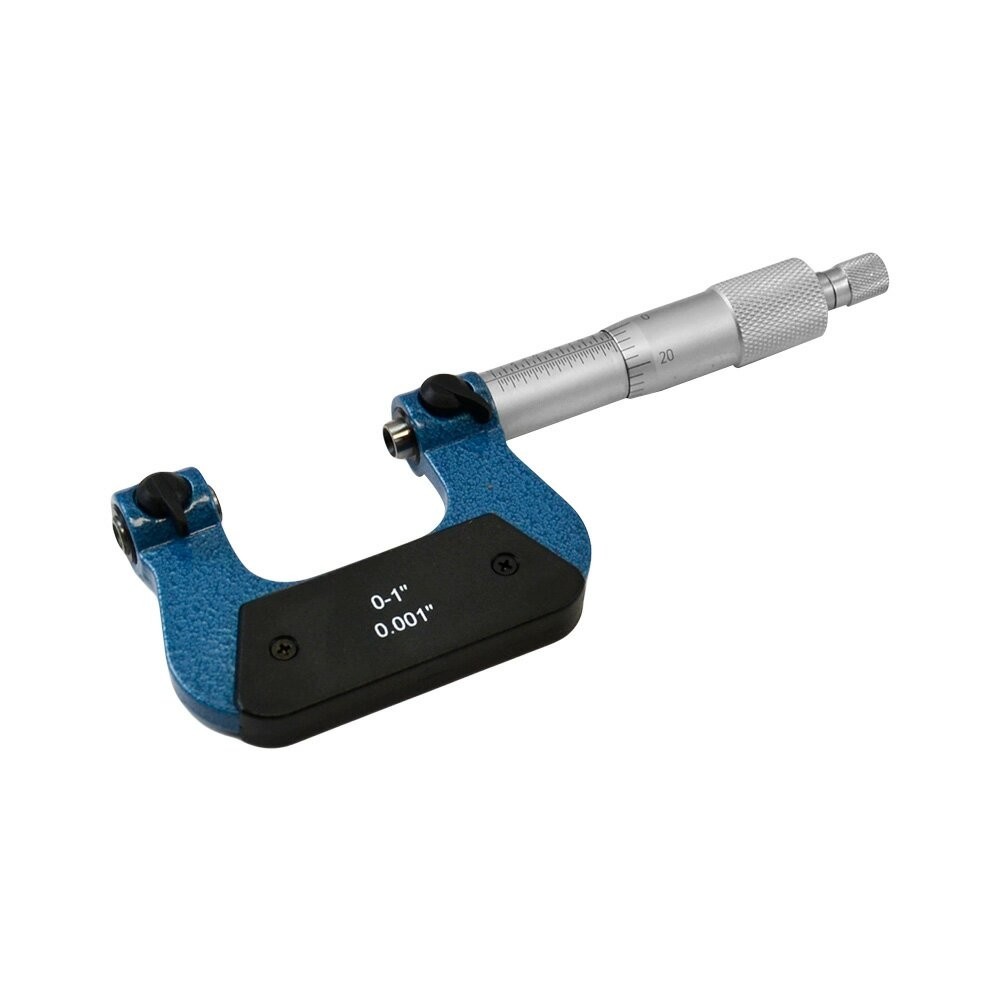 Range 0-1 Inch Screw Thread Micrometer Kit Rachet With Fitted Case