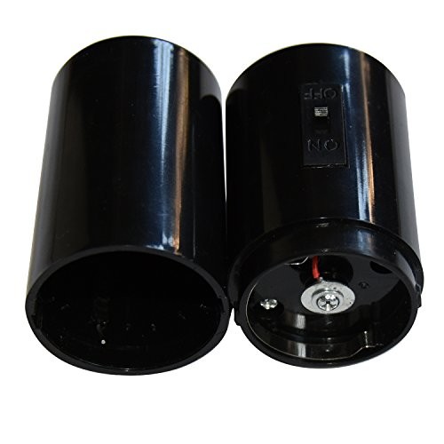 Battery Operated Wind Black Rotating Motor Spinner