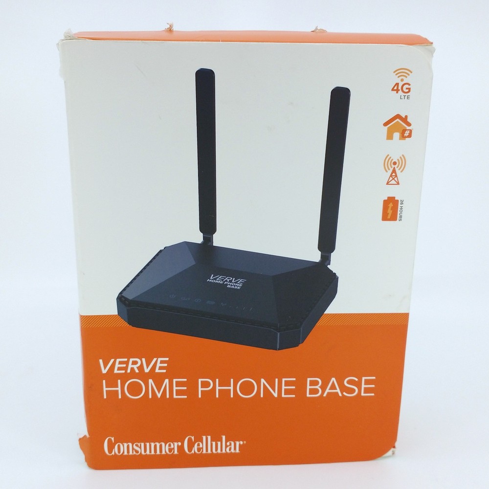 Consumer Cellular Verve Home Phone Base Model SD3000 - Open Box