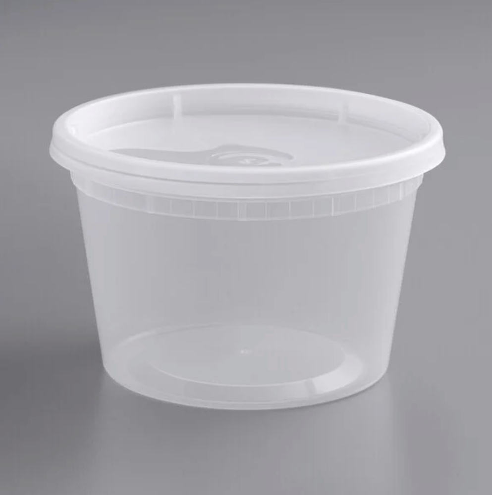 Choice HD 16oz Deli Container & Lid Combo Pack 240 Pack
