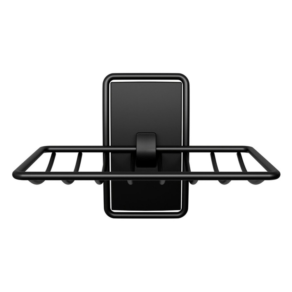 Bath Soap Dish Matte Black Bathroom Organization Rust Resistant