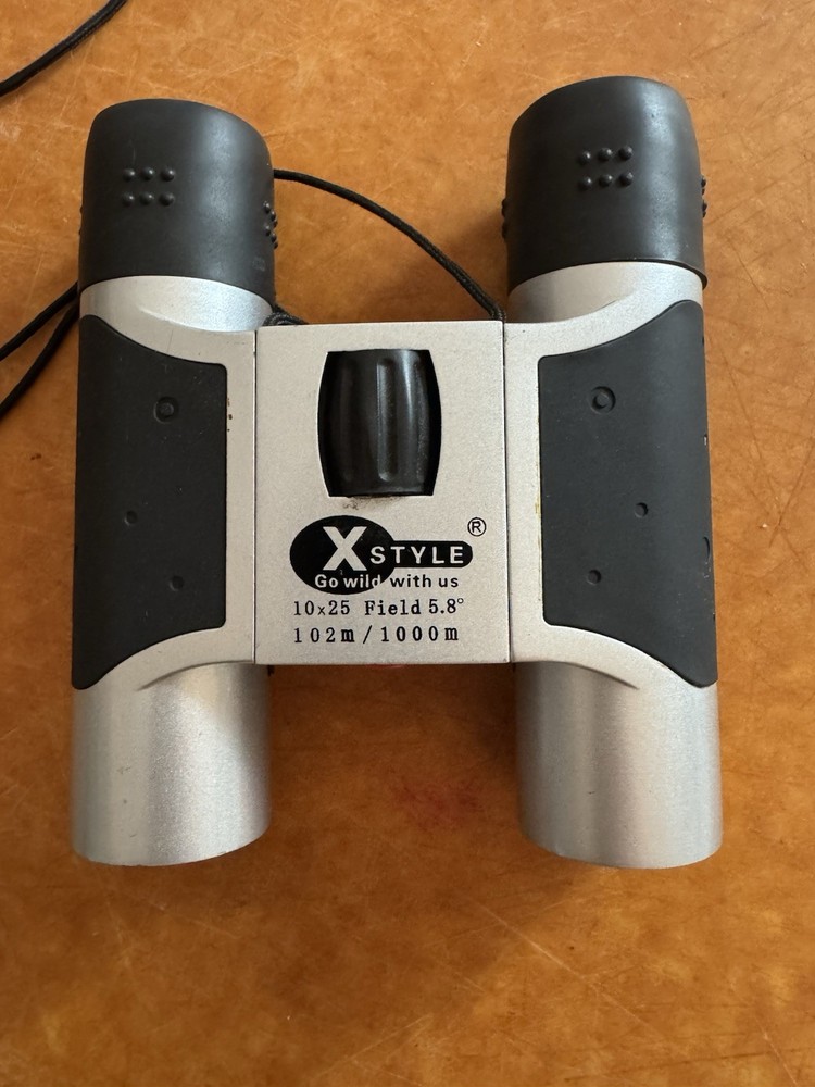 Outdoors Pocket Sized Binoculars - Compact Folding Field Glasses 10 x 25