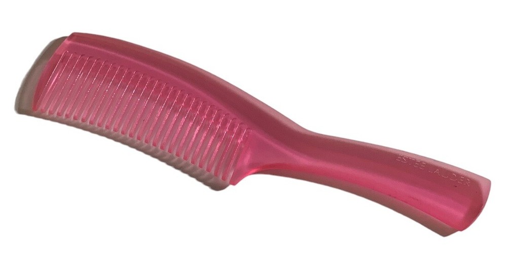 Estee Lauder Pink Translucent Hair Comb - 7” LOOK!!!