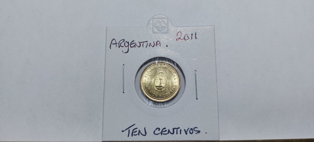 @@@ A SUPERB 2011 ARGENTINA TEN CENTAVOS ,,@@@