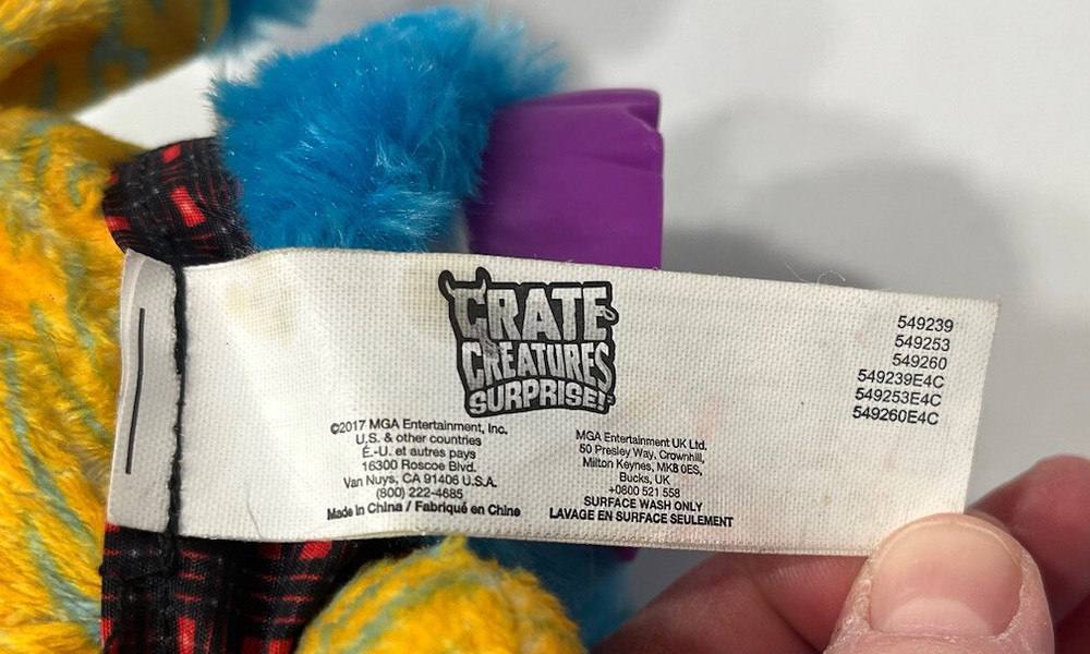 Crate Creatures Surprise Pudge Interactive Toy Tested & Works 2017 Monster Only