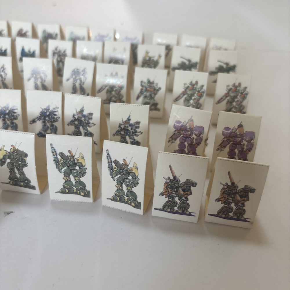 Vintage Battletech Combat Cardboard Character Standees