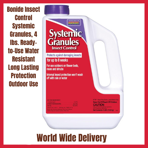 Bonide Insect Control Systemic Granules Ready-to-Use Water Resistant 4 lbs