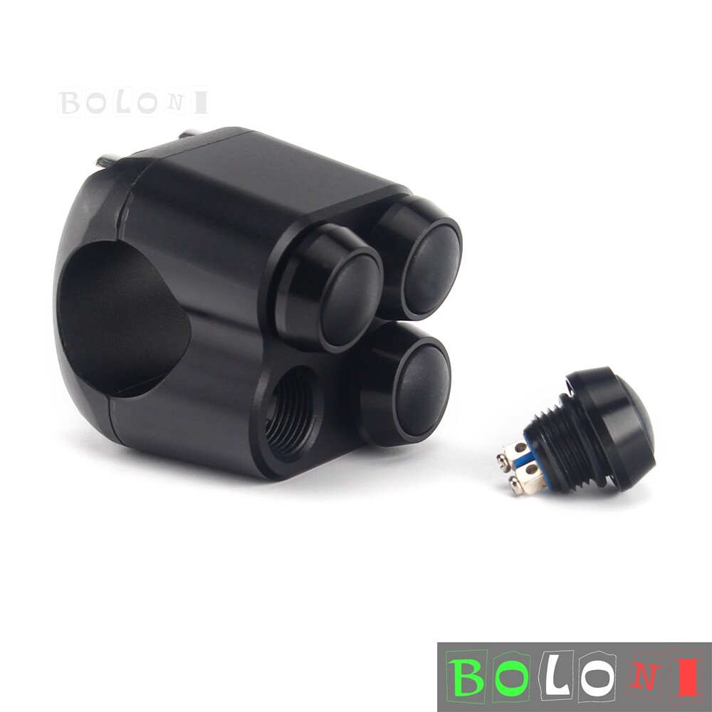 Motorcycle Push Button Controller (Momentary Switch) For Bobber 7/8" Bar