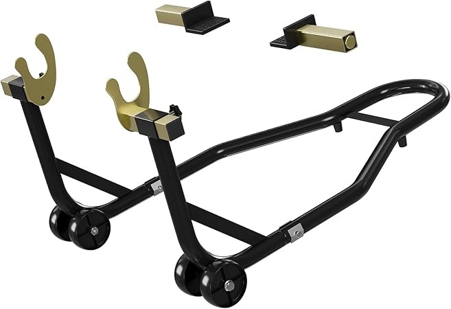 Universal Motorcycle Stand With Adjustable Fork Heads Large 450LBS Load Capacity