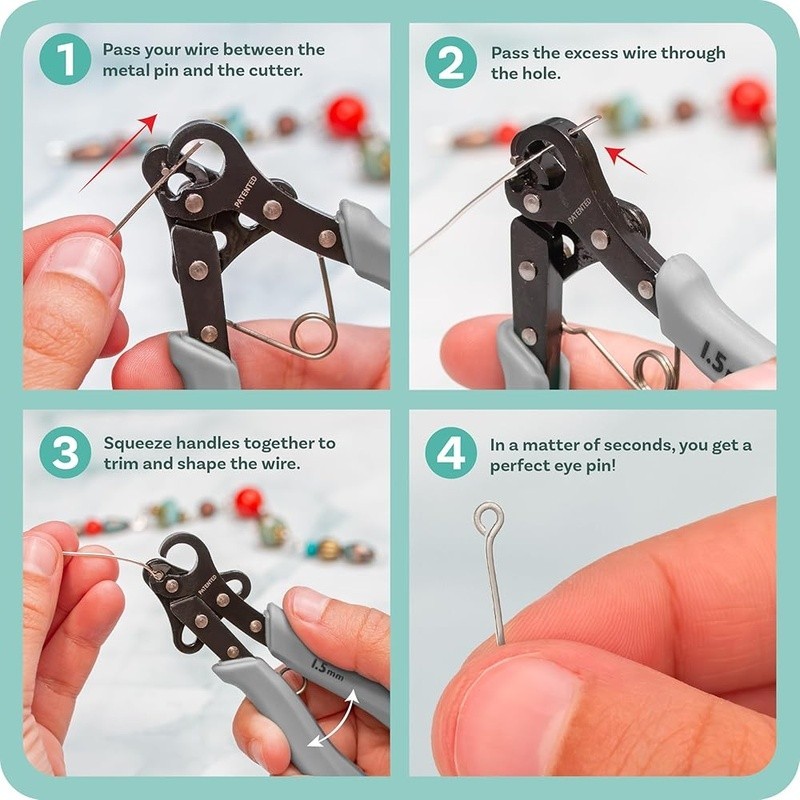 Jewelry Looping Plier Wire Cutting Tool Ergonomic Handle Crafting Projects New