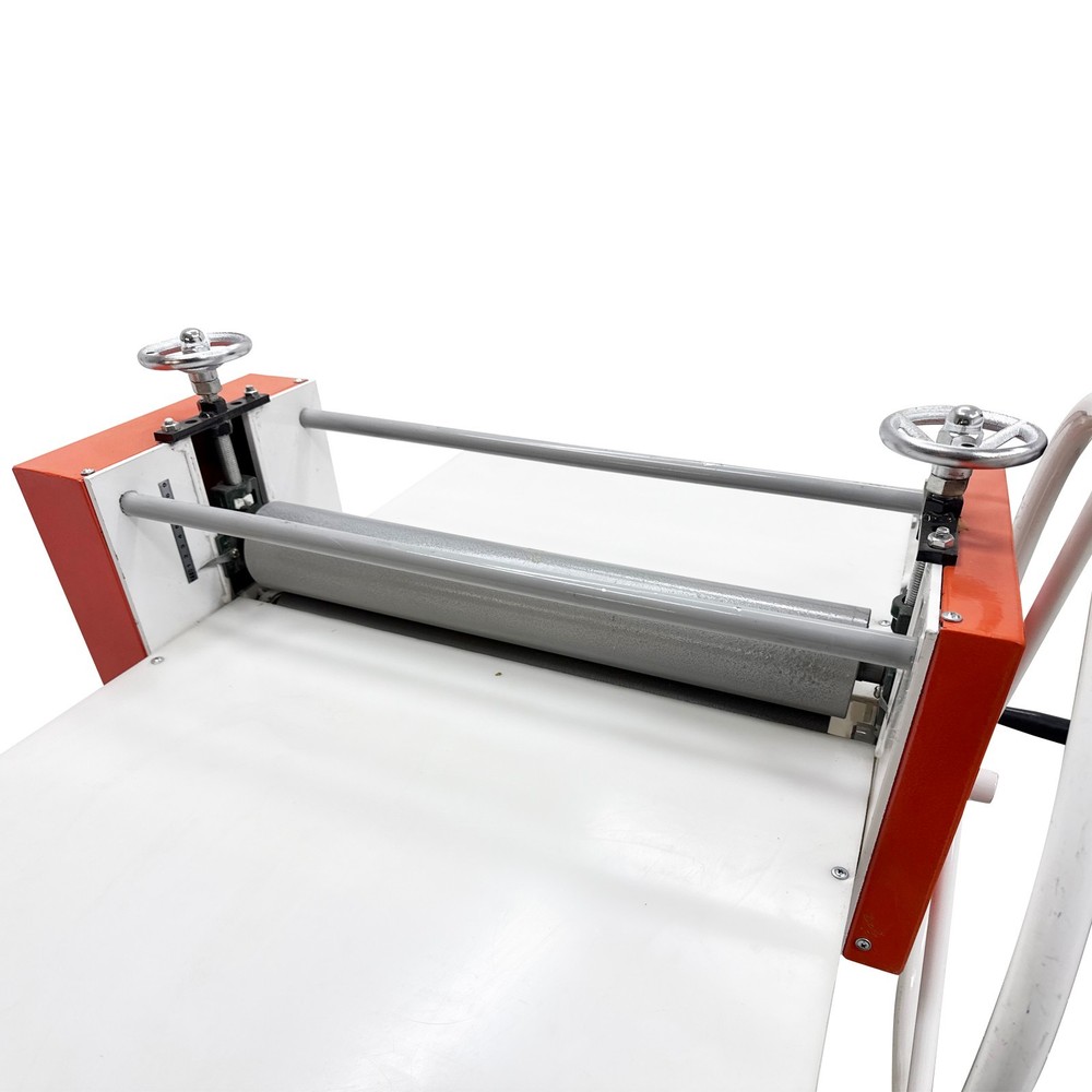 Dual Roller Ceramic Clay Slab Roller Machine with Large Handwheel & Scale Ruler