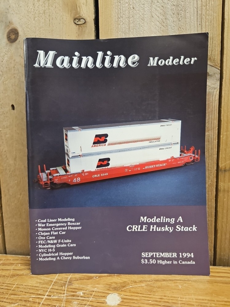 Vintage Mainline Modeler Magazine September 1994