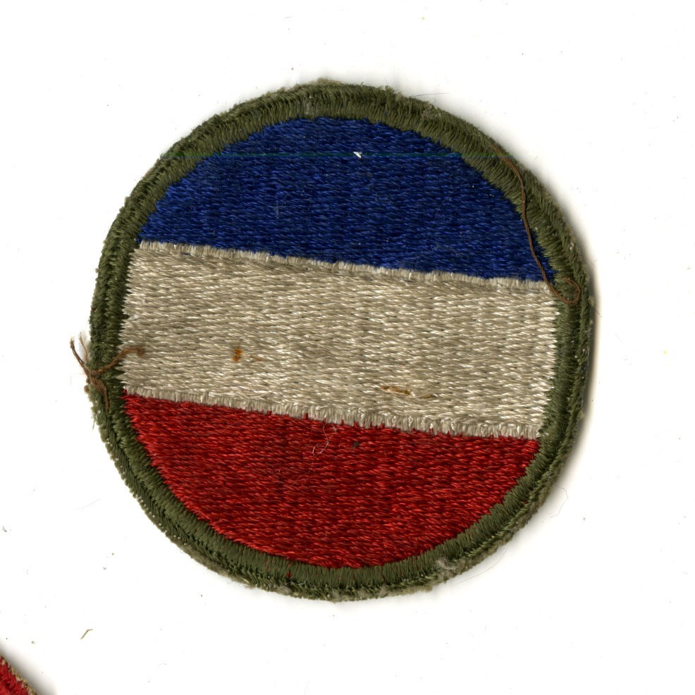 Army Ground Forces White Back Patch WWII Original