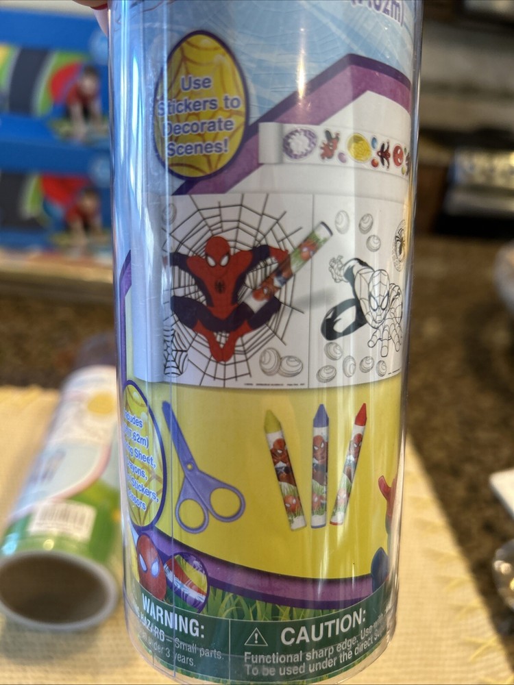 Marvel Ultimate Spider-Man & Disney Princesses rolling Activity Sets 25ft Set/2