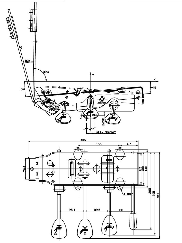 Multi-Function Tilt Control Mechanism Replacement for Executive Chair - S3608