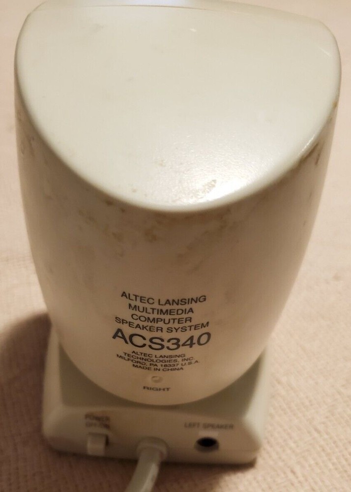 Altec Lansing Subwoofer ACS340 TESTED Working