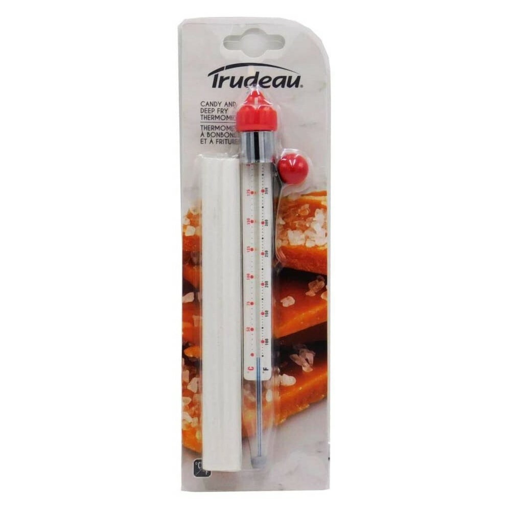 Trudeau Candy & Deep Fry 8" Thermometer with Guard