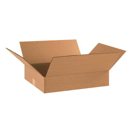 18 x 14 x 4" Flat Corrugated Boxes, ECT-32 Brown Shipping/Moving Boxes 25 Boxes
