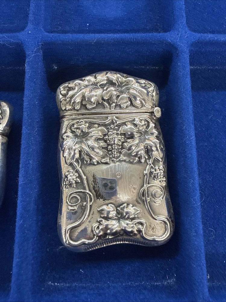 Antique Sterling Silver match safe
