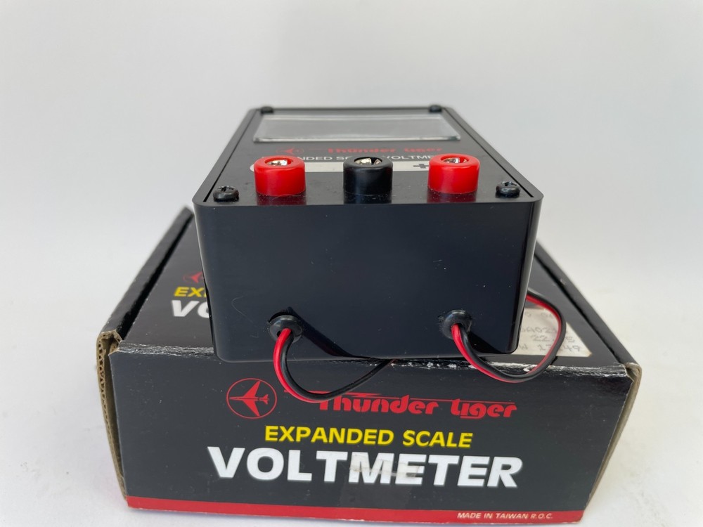 Thunder Tiger RC Expanded Scale Voltmeter – 4.8 V/9.6 V Tester