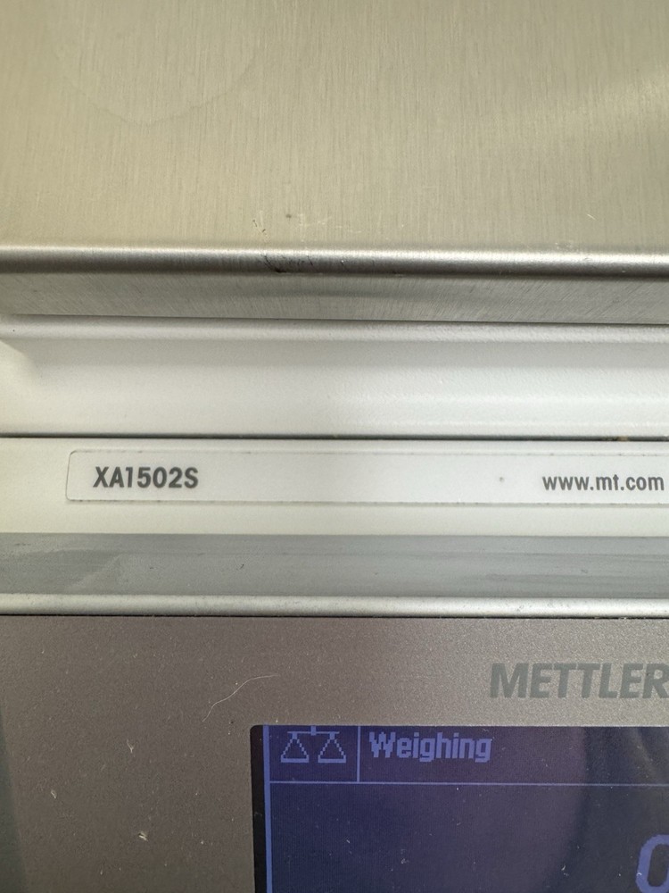 Mettler XA1502S Top Loading Balance