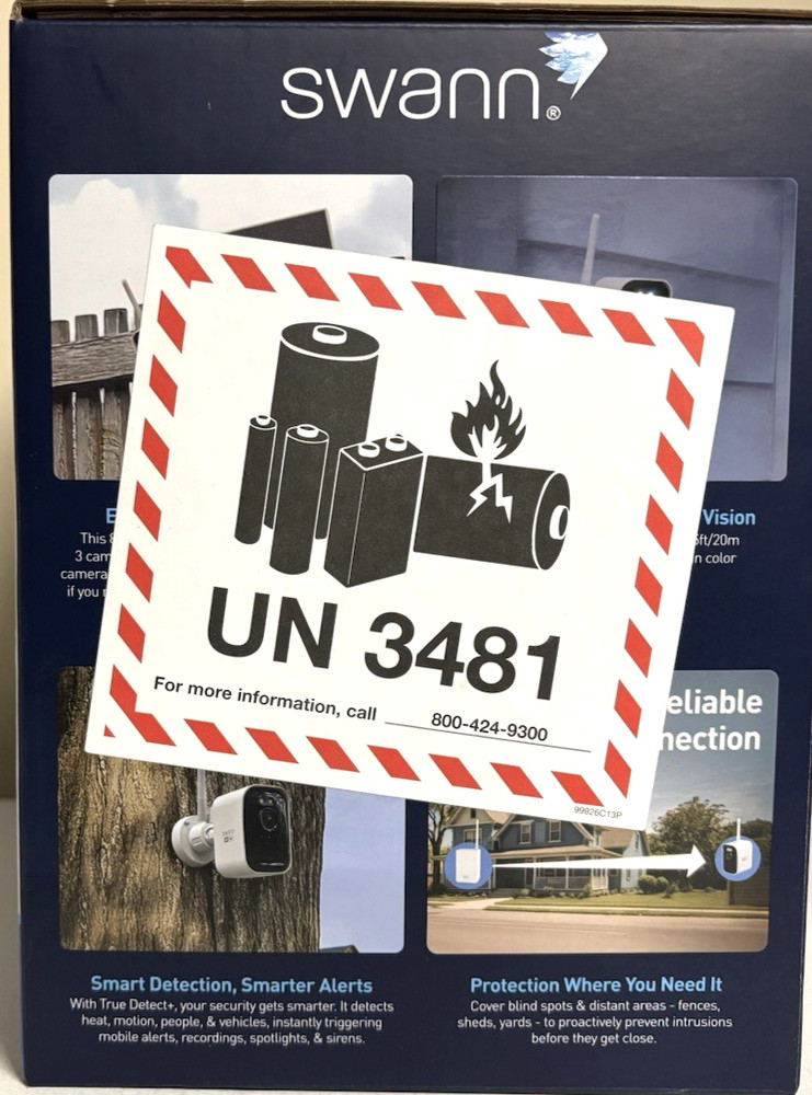 Swann MaxRanger4K Mini Wireless NVR Security System • 3-Pack