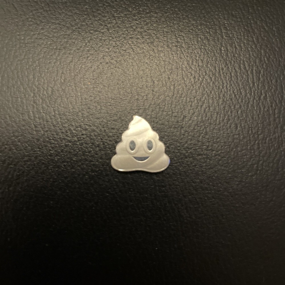 1 Gram .999 Fine Silver Poop Emoji 💩
